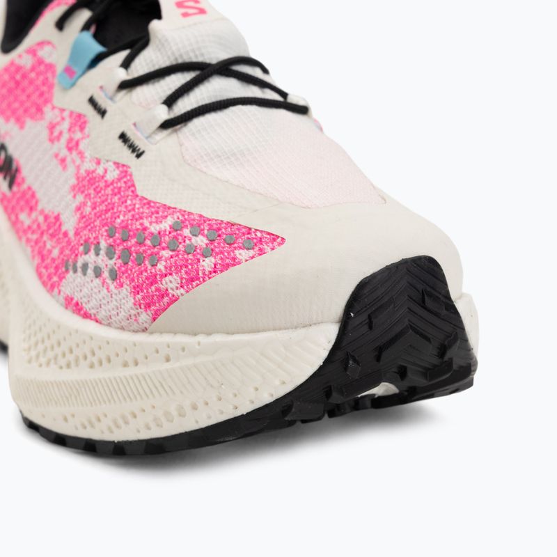 Damen-Laufschuhe Salomon Aero Glide 4 GRVL vanilla ice/knockout pink/black 7