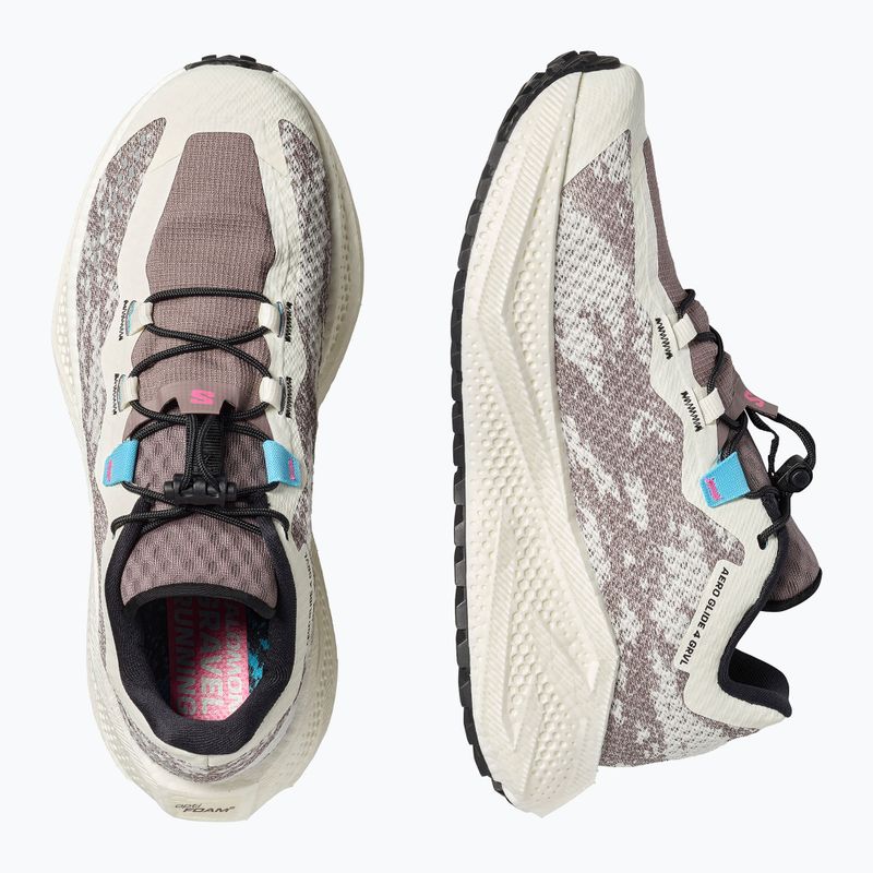 Damen-Laufschuhe Salomon Aero Glide 4 GRVL vanilla ice/black iron 7