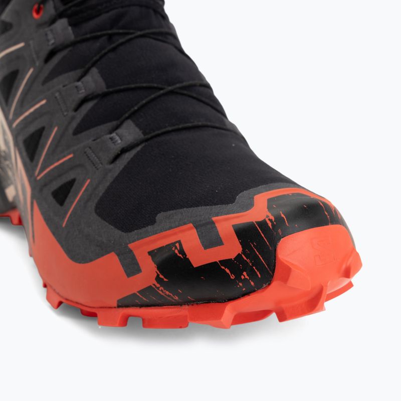 Herren-Laufschuhe Salomon Speedcross 6 GTX black/fiery red 7