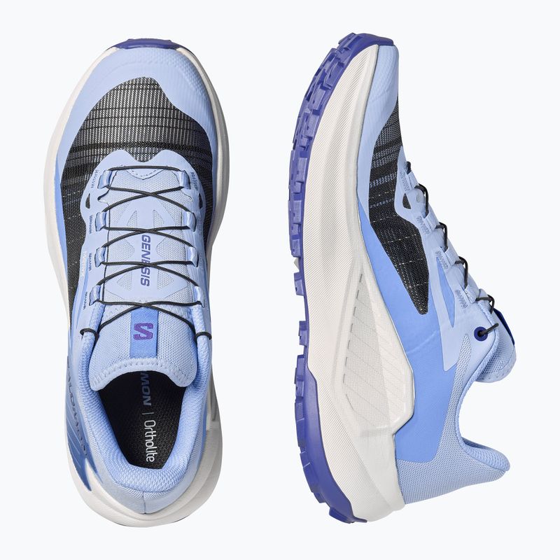 Damen-Laufschuhe Salomon Genesis brunnera blue/persian jewel/deep blue 4