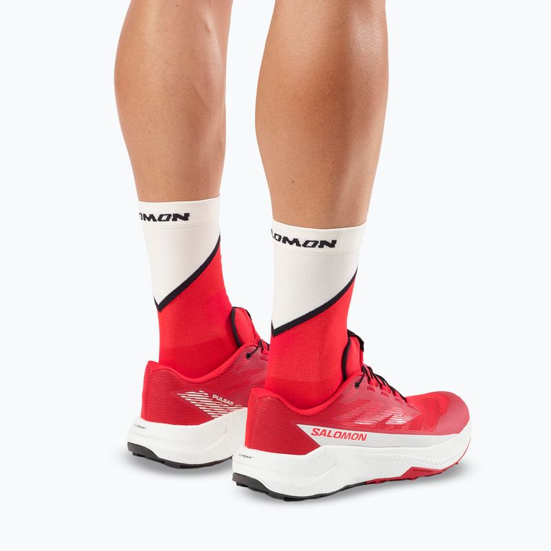 Herren-Laufschuhe Salomon Pulsar fiery red/vanilla ice/black 15