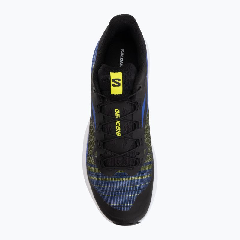Herren-Laufschuhe Salomon Genesis black/acid lime/bluing 5