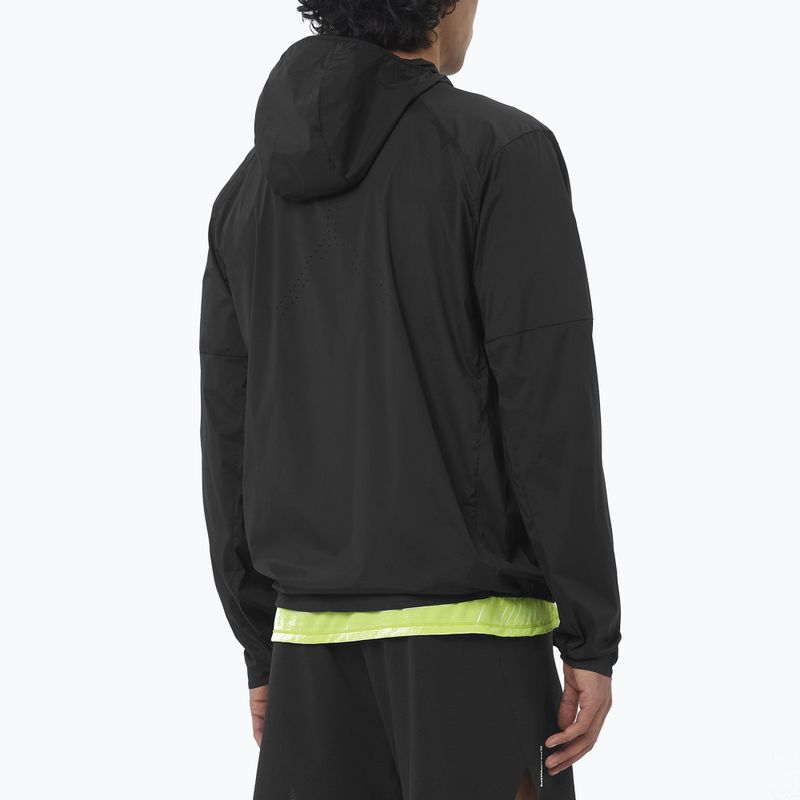 Herren Laufjacke Salomon Sense Aero Wind black 2