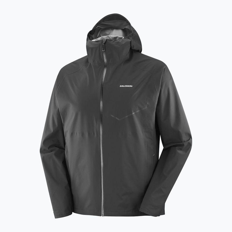 Herren Laufjacke Salomon Bonatti Waterproof dee black 7
