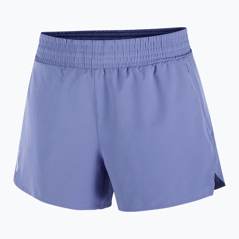 Damen-Laufshorts Salomon SHAKEout Core 4" marlin 5