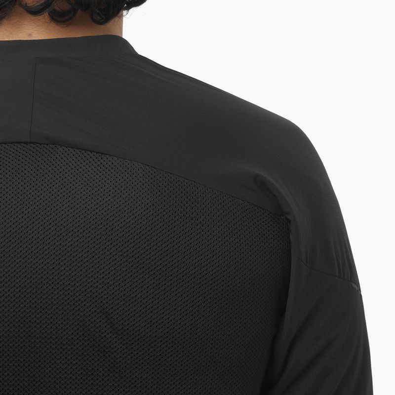 Laufsweatshirt für Herren Salomon Ultra Fleece Deep Black 4