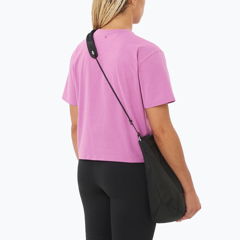 Damen T-Shirt Salomon Trackline iris orchid 2