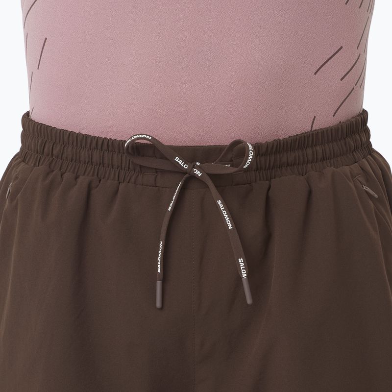 Herren Laufshorts Salomon SHAKEout Core 5" coffe bean 3