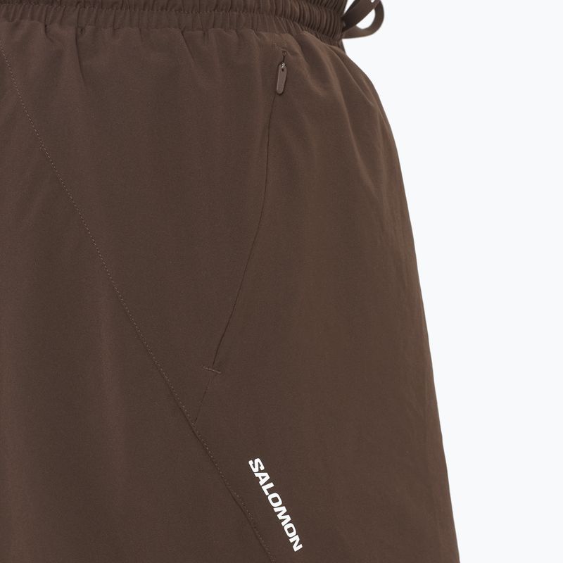 Herren Laufshorts Salomon SHAKEout Core 5" coffe bean 4