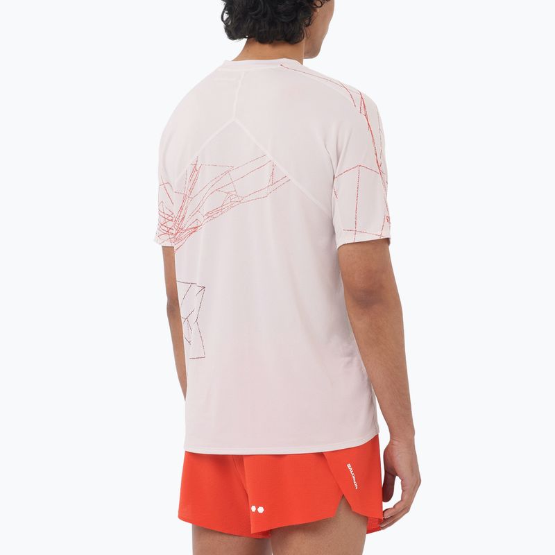 Salomon S/Lab Speed Tee lilac ash/fiery red Herren Laufshirt 2