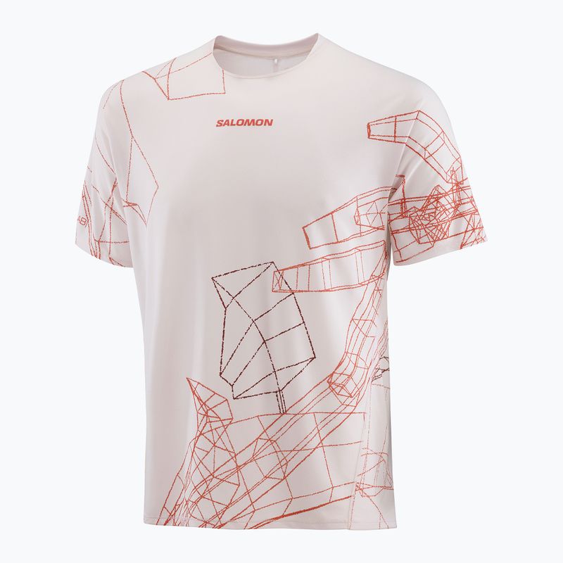 Salomon S/Lab Speed Tee lilac ash/fiery red Herren Laufshirt 4
