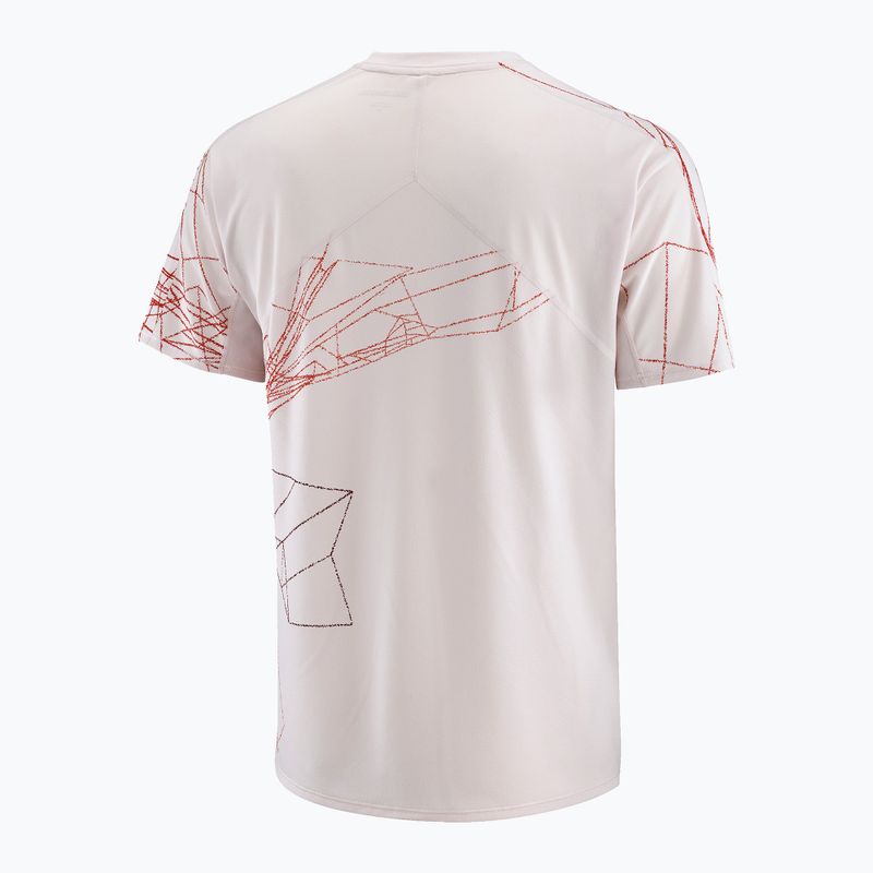 Salomon S/Lab Speed Tee lilac ash/fiery red Herren Laufshirt 5