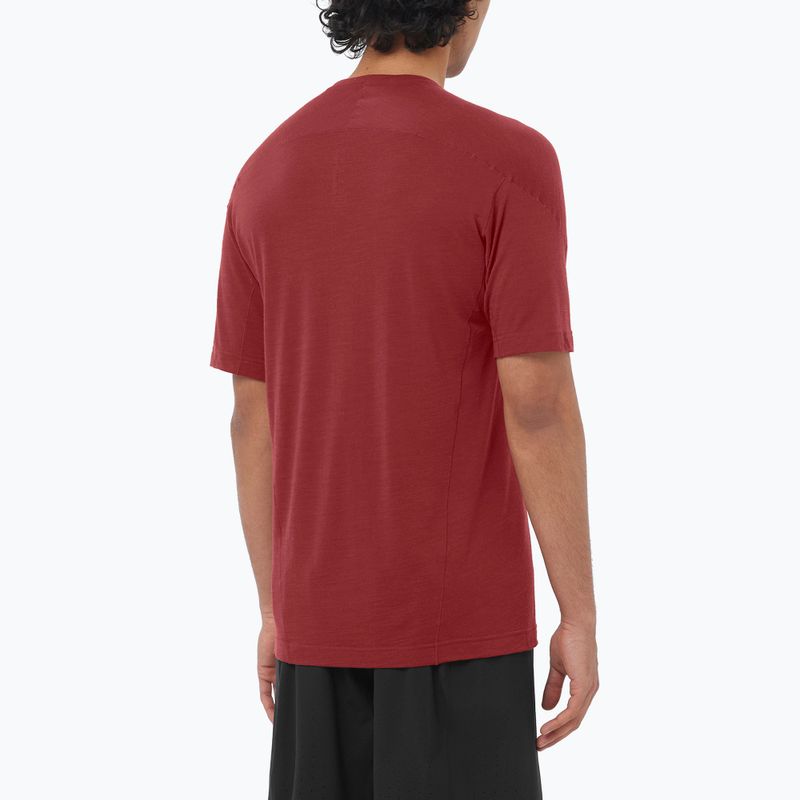 Herren Laufshirt Salomon Ultra Tee syrah 2