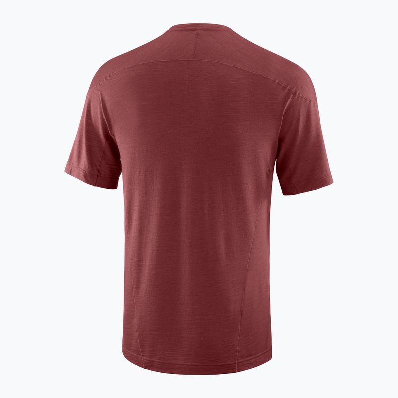 Herren Laufshirt Salomon Ultra Tee syrah 6