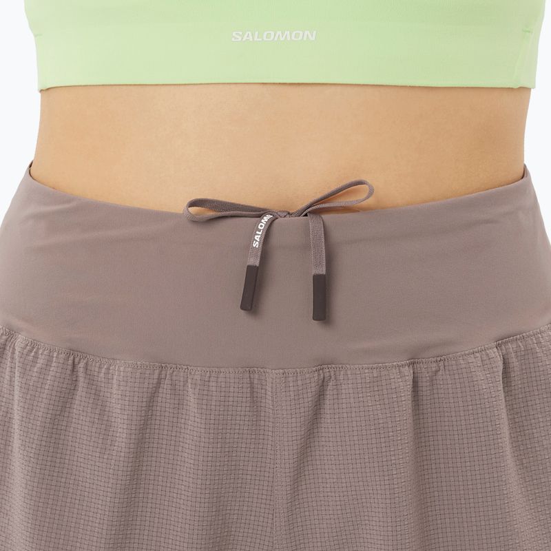 Damen-Laufshorts Salomon Sense Aero Stow 4" iron 4