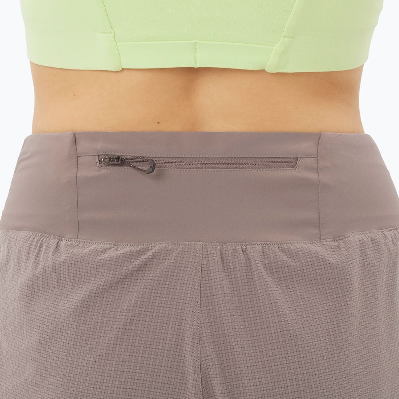 Damen-Laufshorts Salomon Sense Aero Stow 4" iron 5