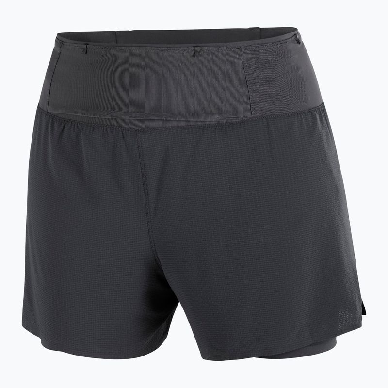 Damen Laufshorts Salomon Sense Aero 2IN1 Trail 4" deep black 7