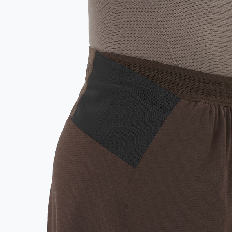 Herren Laufshorts Salomon Sense Aero Stow 5" coffee bean 6