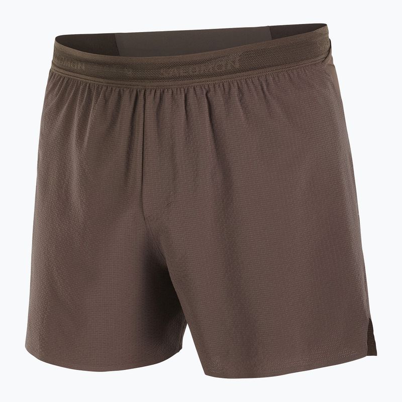 Herren Laufshorts Salomon Sense Aero Stow 5" coffee bean 7