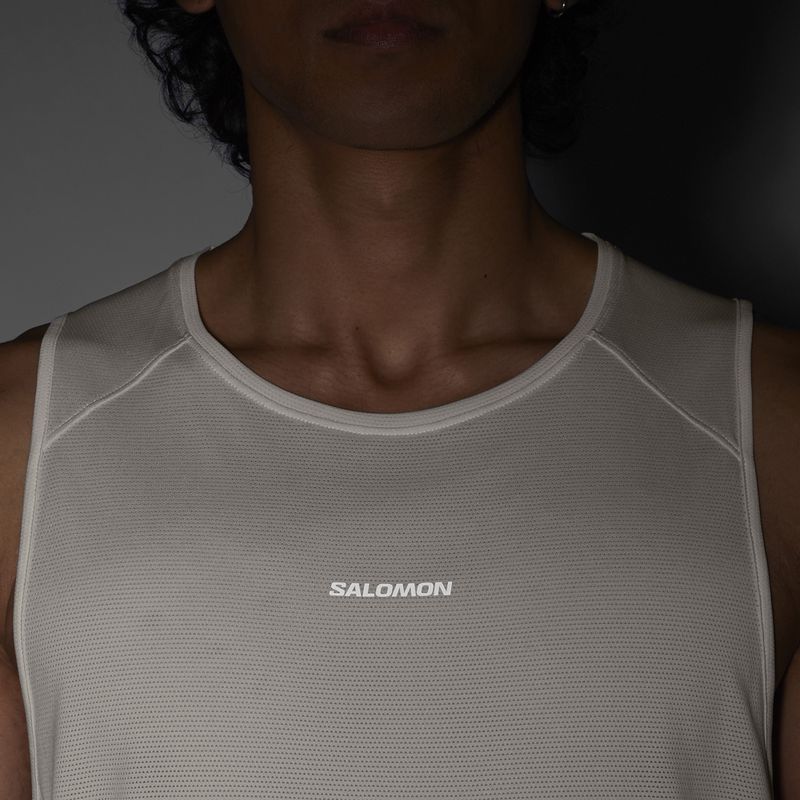 Herren-T-Shirt Salomon Shakeout Core whisper white 4