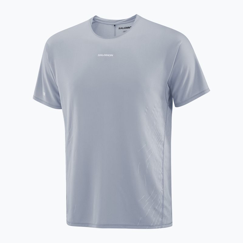 Salomon Sense Aero SS Tee GFX trade winds Herren Laufshirt 4
