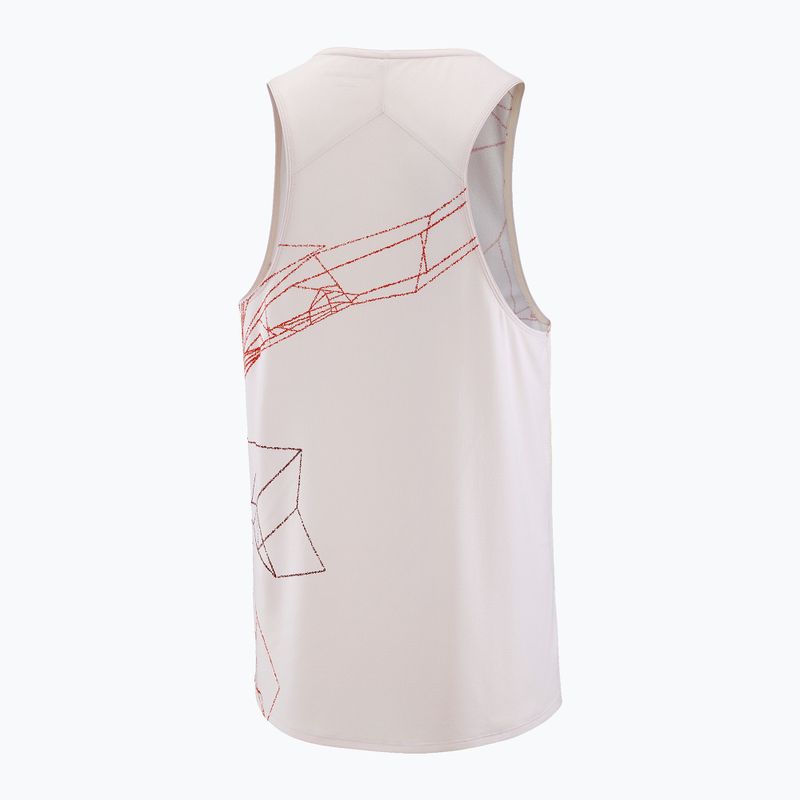 Salomon S/Lab Speed Tee lilac ash/fiery red Herren Laufshirt 5