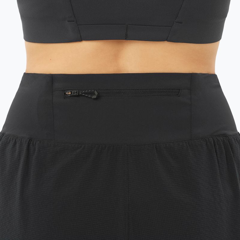 Damen-Laufshorts Salomon Sense Aero Stow 4" deep black 4