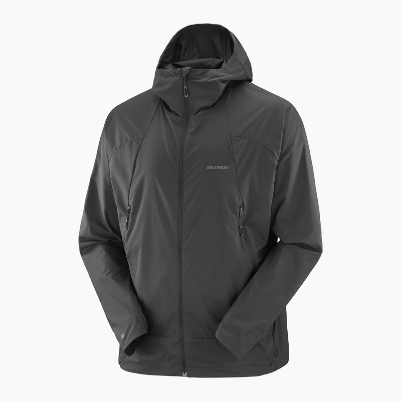 Herren-Windjacke Salomon Outwind Full Zip deep black 7