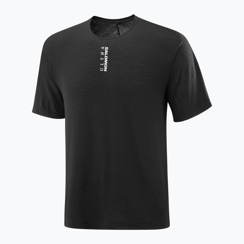 Herren Laufshirt  Salomon Ultra Tee deep black 5