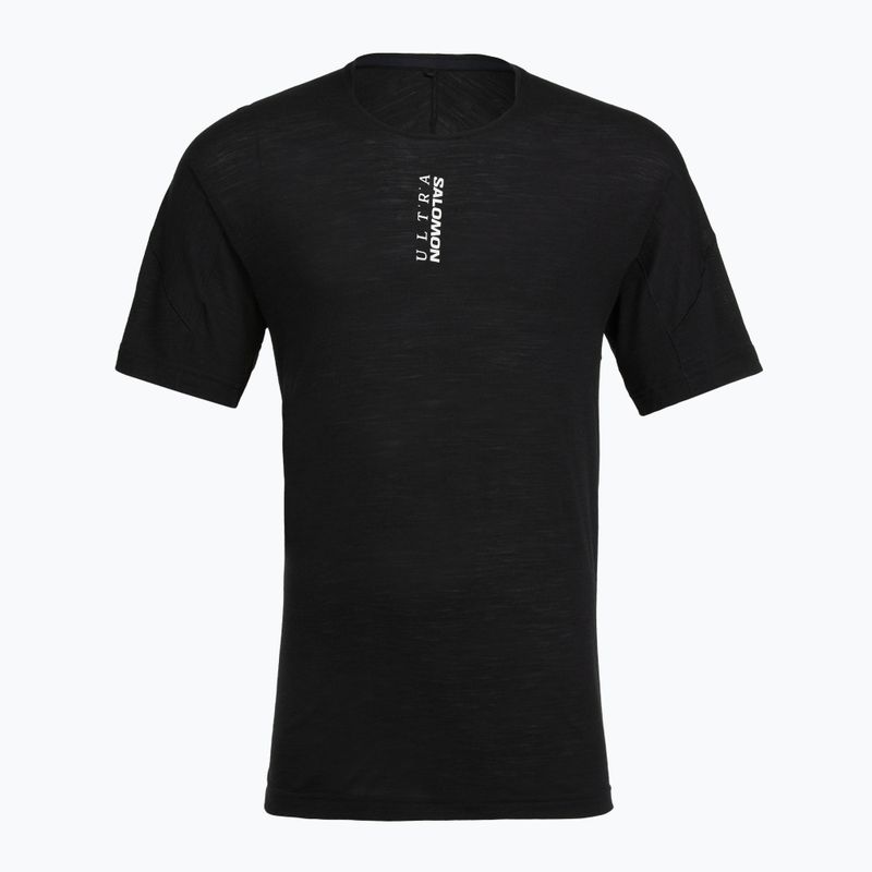 Herren Laufshirt  Salomon Ultra Tee deep black 5