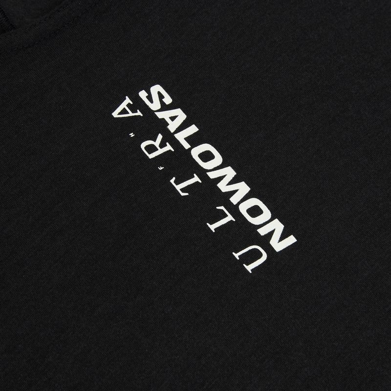 Herren Laufshirt  Salomon Ultra Tee deep black 7