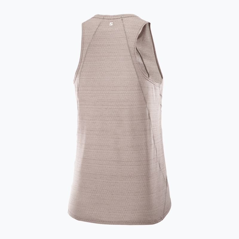 Damen Laufshirt Salomon SHAKEout Air Tank iron 4