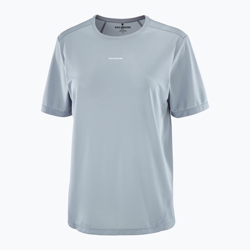 Damen-Laufshirt Salomon Shakeout Core trade winds 3