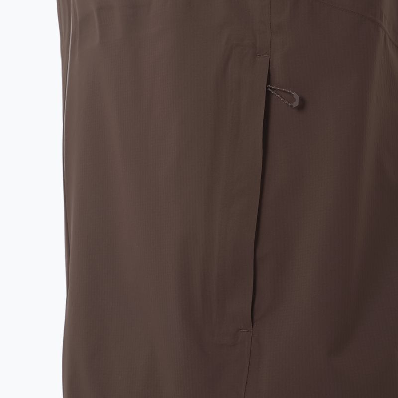 Herren Laufjacke Salomon Bonatti Waterproof coffee bean 5