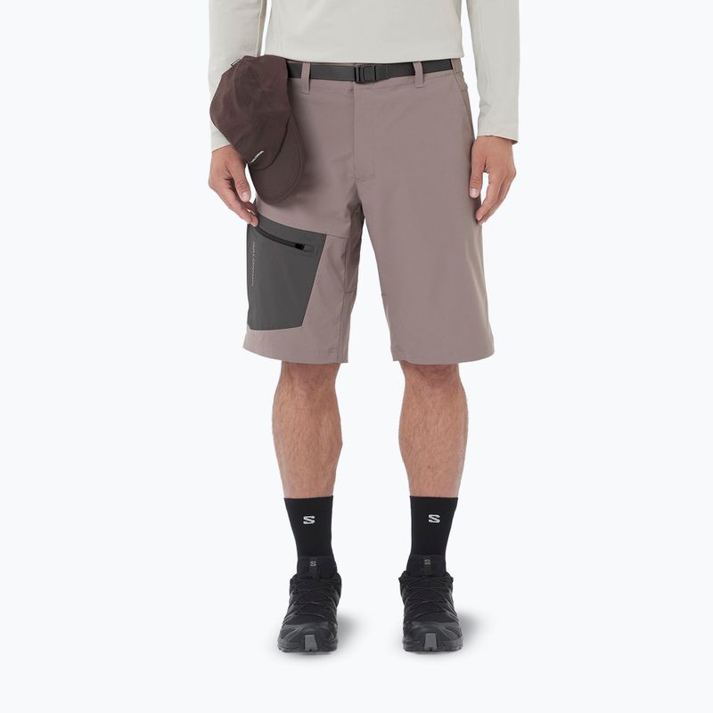 Herren-Trekking-Shorts Salomon Outerpath Utility iron