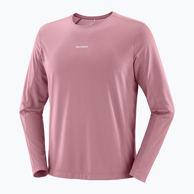 Lauf-Langarmshirt für Herren Salomon Shakeout Core dusky orchid 3