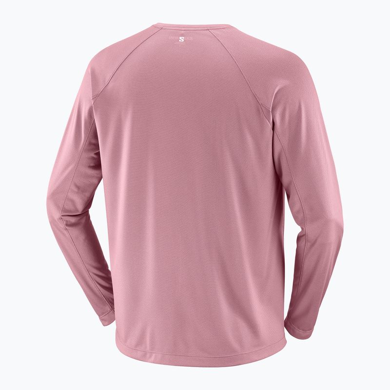Lauf-Langarmshirt für Herren Salomon Shakeout Core dusky orchid 4