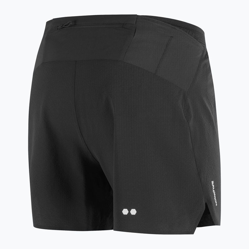 Herren Laufshorts Salomon Sense Aero Stow 5" deep black 10