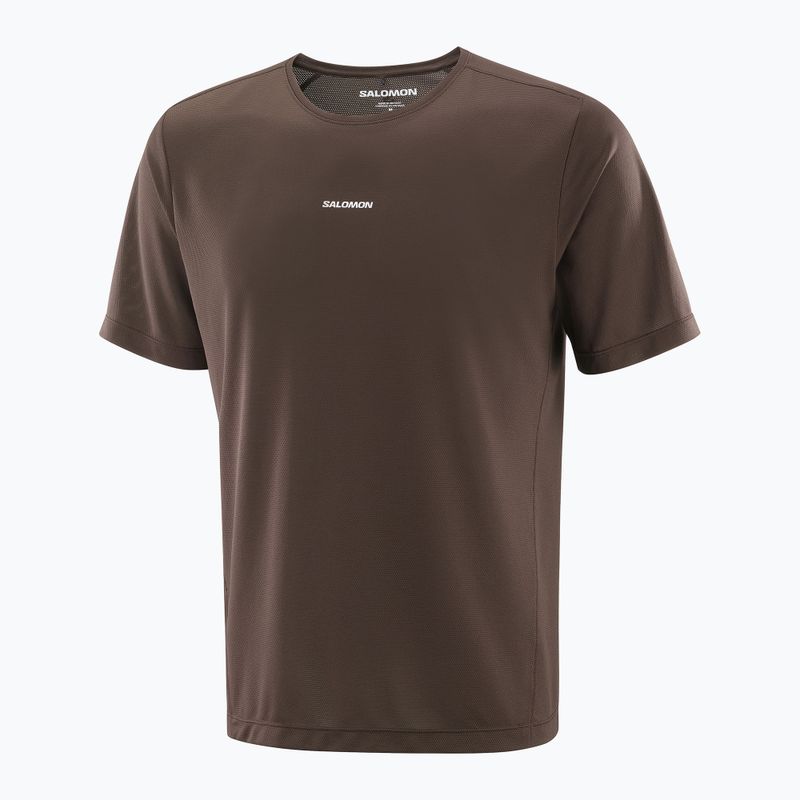 Salomon Shakeout Core cofee bean Herren Laufshirt 3