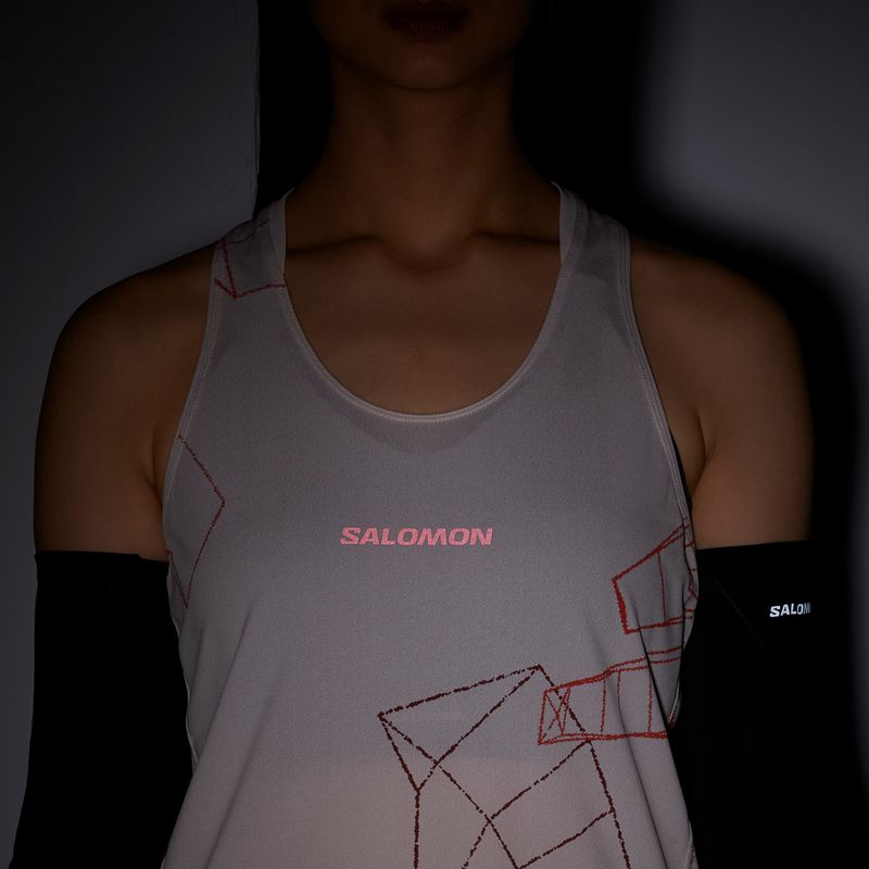 Damen-Laufshirt Salomon S/Lab Speed Tee lilac ash 5
