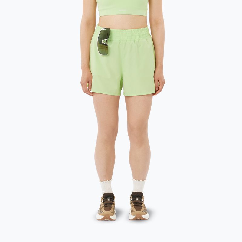 Damen Laufshorts Salomon Shakeout Core 4" butterfly