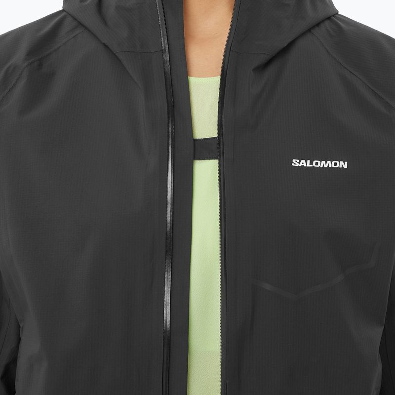 Damen-Laufjacke Salomon Bonatti Waterproof deep black 4