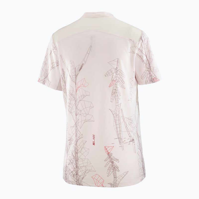 Damen-Laufshirt Salomon S/Lab Ultra Tee Aop lilac ash 5