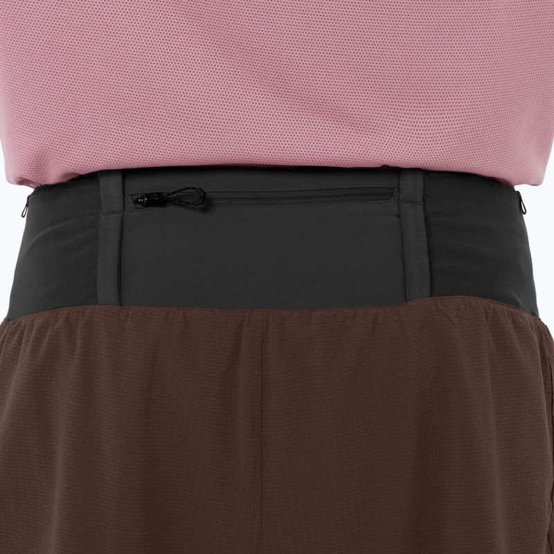 Herren Laufshorts Salomon Sense Aero 2IN1 5 "coffee bean" 5