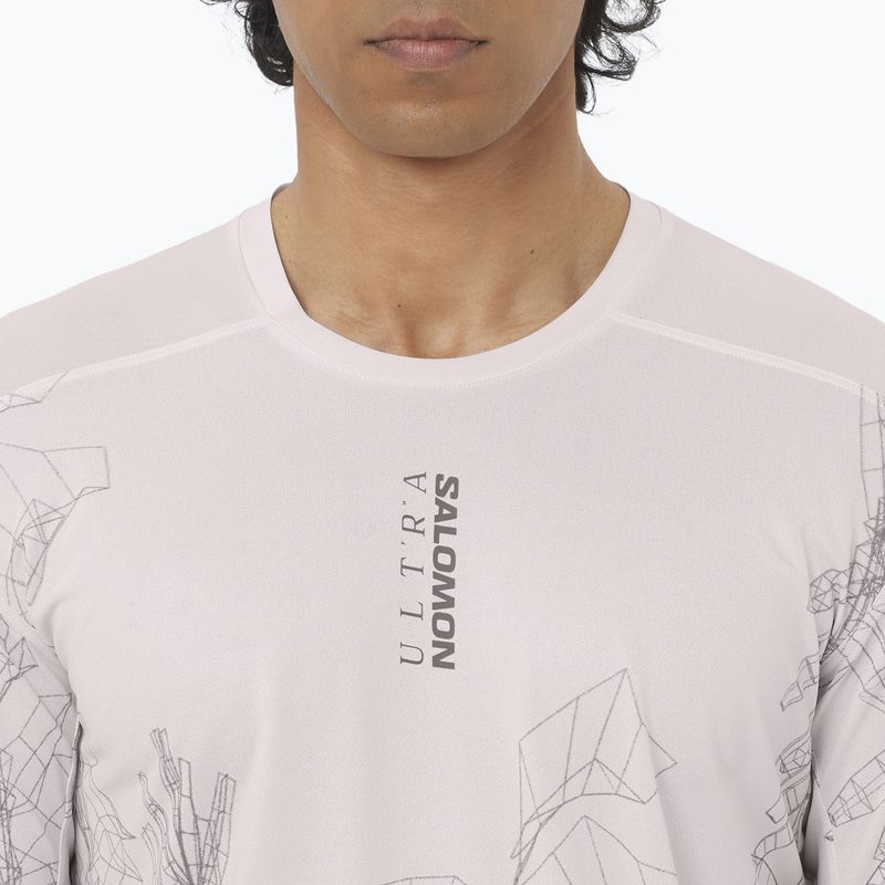 Salomon S/Lab Ultra Tee Aop lilac ash Herren Laufshirt 3