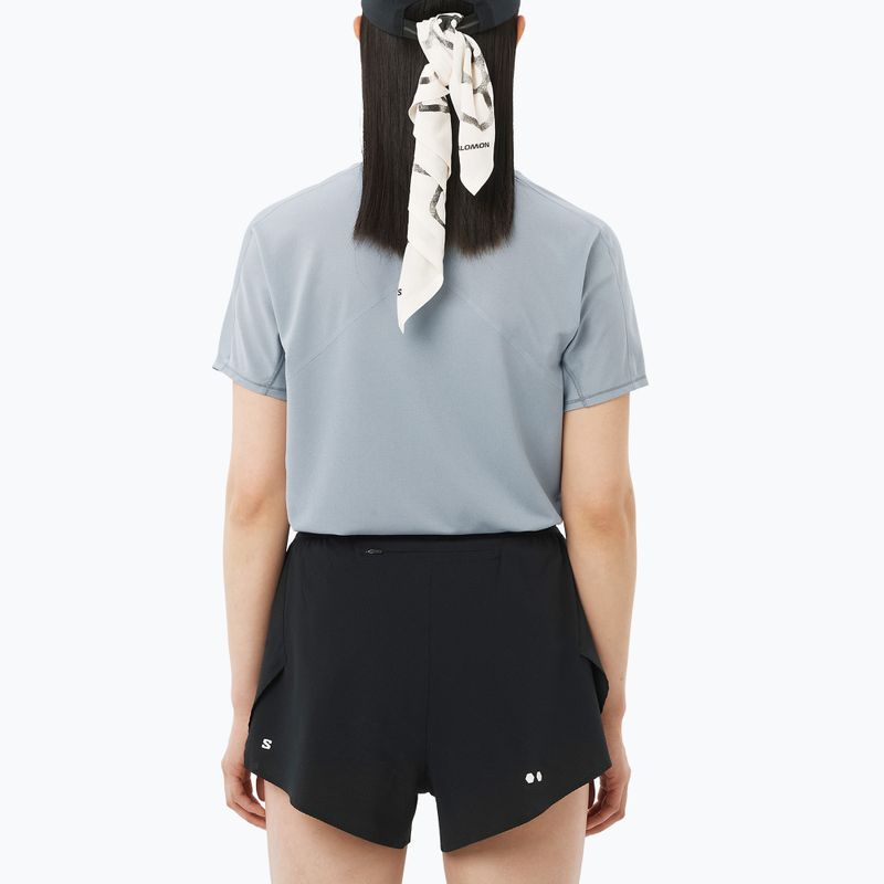 Damen-Laufshirt Salomon Sense Aero SS Tee GFX trade winds 2