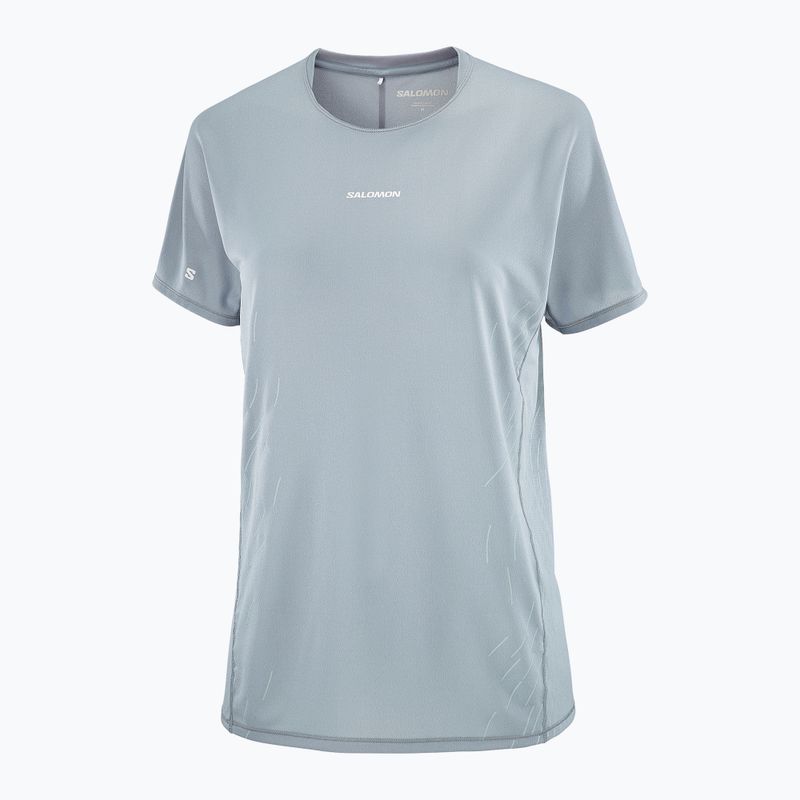 Damen-Laufshirt Salomon Sense Aero SS Tee GFX trade winds 4