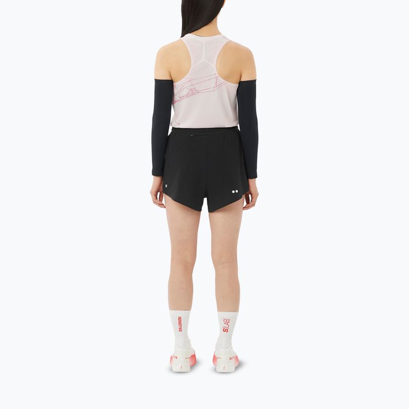 Damen-Laufshorts Salomon Sense SPLT 3" deep black 2