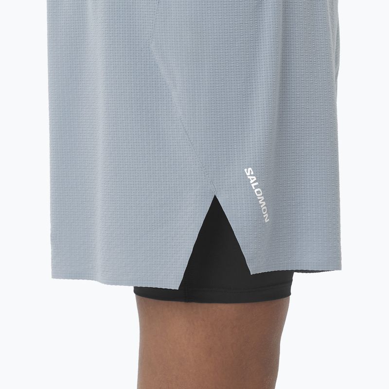 Herren Laufshorts Salomon Sense Aero 2IN1 5" trade winds 6