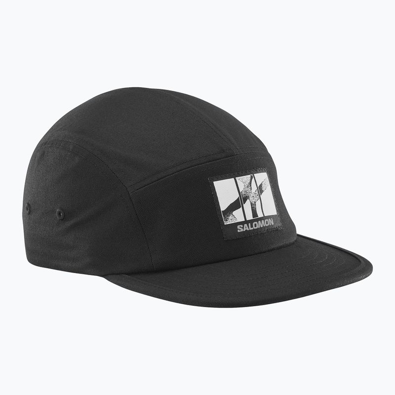 Basecap Salomon Wild Rays 5 Deep Black Panel